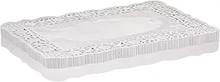 Hotpack White Rectangular Paper Doilies 14 Inch x 18 Inch, 250 Pieces