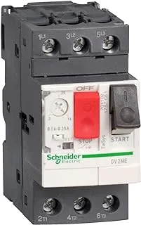 Schneider Electric Motor circuit breaker, TeSys GV2, 3P, 1-1.6 A, thermal magnetic, screw clamp terminals, GV2ME06