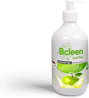 Bcleen Shower Gel - Green Apple Scent for 24 Hours Long Lasting Fragrance 500ml