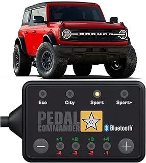 Pedal Commander - PC18 for Ford Bronco (2021) (U725) Base ، Big Bend ، Black Diamond ، Outer Banks ، Wildtrack ، Badlands (2.3L 2.7L) | وحدة تحكم استجابة الخانق