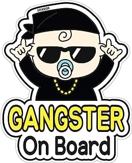 GEEKBEAR Baby on Board Sticker for Cars (27. Hiphop Baby)