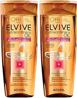 L’Oréal Paris L’Oréal Paris Elvive Extraordinary Oil Shampoo 400ml Twin Pack