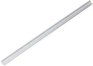 100-Piece FIS Plastic Sliding Bar Clear 4mm, 40-Sheets Capacity - FSPG04-CL