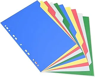 FIS a4 pp index divider 25 pieces set, blue