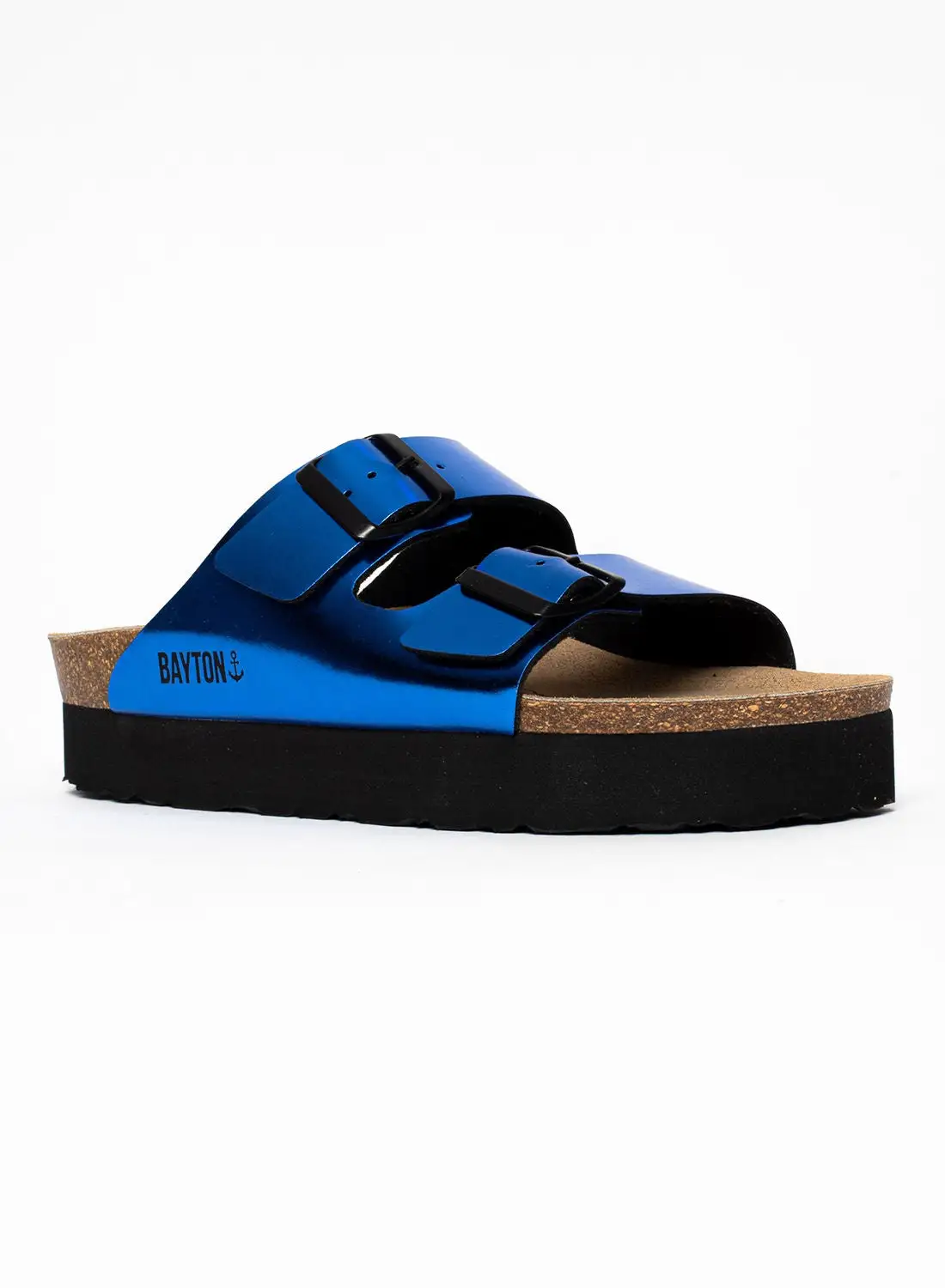 BAYTON Japet Royal Bleu Platform Sandals