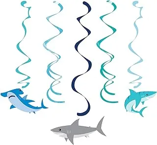 Shark Party Dizzy Danglers، متنوعة 5ct