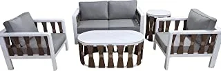 Miracle sofa set-SUNCOAST -RL-MIRACLESOFA-2S-2 SEATER +1 SEATER + 1 SEATER+ COFFEE TABLE +SIDE TABLE-