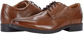 Clarks Men's Whiddon Pace Oxford, Dark Tan Leather, 45 EU