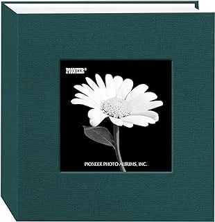 Pioneer 100 Pocket Fabric Frame Cover Photo Album, Majestic Teal