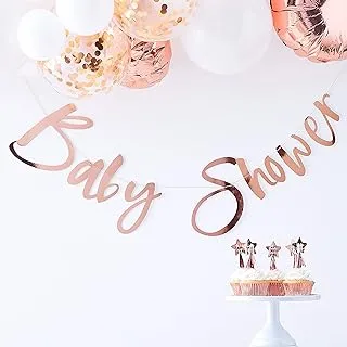 Ginger Ray Rose Gold Baby Shower Bunting Garland