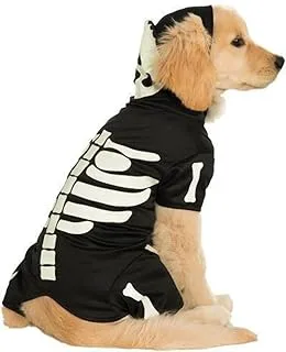 Rubie'S Pet Costume, Large, Glow In The Dark Skeleton Hoodie