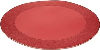 Creative Converting Glitz Round Placemats - 861802 , Red