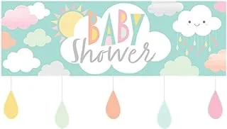 لافتة حفلات عملاقة من Creative Convert Sunshine Baby Shower ، مقاس 20 × 60 بوصة