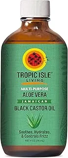 Tropic Isle Living Tropic Isle LivingAloe Vera Jamaican Black Castor Oil, 4Oz (118ml)