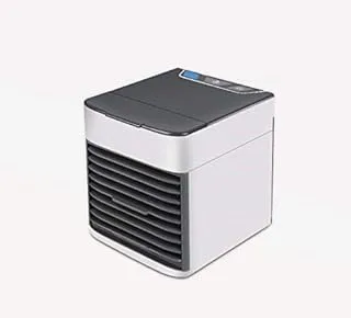 DAETNG Portable Air Cooler, Upgraded 3-in-1 USB Mobile Air Conditioner, Humidifier Purifier, 3 Adjustable Speeds and 7 LED Lights for Office, Lounge, Bedroom, Outdoor Travel