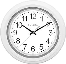 Bulova C4865 Night Vision Lighted Dial Wall Clock, 10