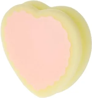 COOLBABY Depilatory Sponge Dehydrating Heart Shaped Sponge, Pink