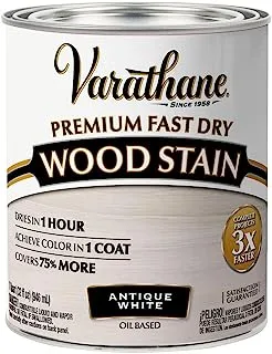 Rust-Oleum Varathane Premium Fast Dry Wood Stain Antique White, 297424