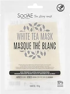 Soo’Ae New York. White Tea Face Sheet Mask. Made in Korea