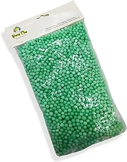 PARTY TIME - 1 Pack Big Thermacol/Foam Beads Styrofoam Beads Balls for Kids DIY Slime Making and Party Decoration (Green)