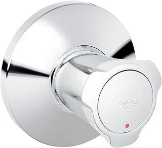 GROHE Costa L Concealed Stop-Valve Trim | Marking: Red (Hot) | Chrome | 19807001