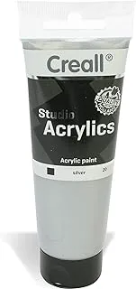 Creall Studio Acrylics Acrylic Paint Tube 120 ml, 20 Silver