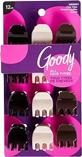 Goody 1942512 Classics Small Half Claw Clip, Multi-Colour ' 12 Units