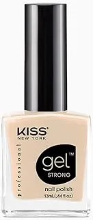 Kiss Gel Strong Nail Polish, Call Me Nude, Knpc009E, 13 ML