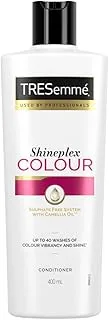 TRESEmmé Shineplex Colour Conditioner, for Vibrant and Healthy Coloured Hair, with Camellia Oil Professional, Sulphate Free, 400ml