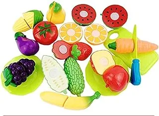 MEBEGIN 16Pcs/Set Vegetables Fruit Baby Kitchen Toy Set For Kids Early Learning & Education Food Cutting Classic Toys