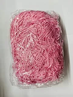 PARTY TIME - Paper Shreds Strands Eco-friendly Shredded Cut Paper Filling Shredded Paper for Hamper Gift Box Filling (Pink)