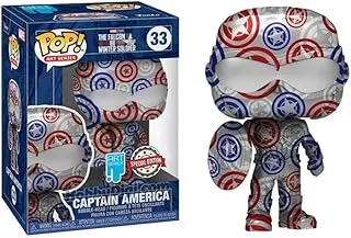 Funko Pop Artist Series: Patriotic Age Falcon Exc, Action Figures 56153, Multi Color