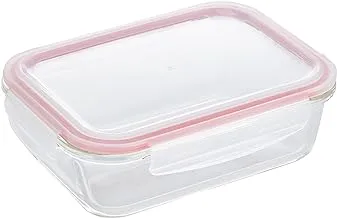 Delcasa Brs Rectangular Glass Airtight Container, 1 Liter, Dc1429