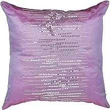 Taraf Purple 45 X 45 Cm Zig Zag Cushion