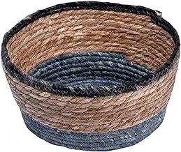 YATAI Handmade Storage Container, Storage Bins Basket, Woven Liner with Insert Handles Ideal for Home and Bathroom Organization Arts and Crafts (L)