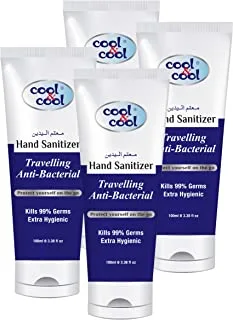 Cool & Cool Travelling Hand Sanitizer Tube, 4 X 100 Ml