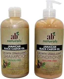 abnaturals Jamaican Black Castor Oil Strengthen & Restore Shampoo & Conditioner