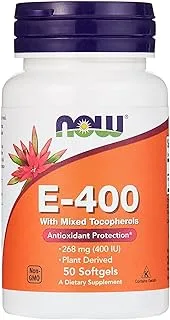 ناو فودز E-400 Iu Softgels 50'S