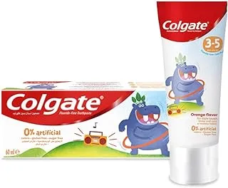 Colgate Kids Toothpaste Natural Orange Flavor, 3 - 5 Years, 60 ml