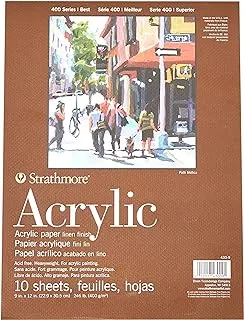 Strathmore ACRYLIC 400 TB 9X12 10SH(12)