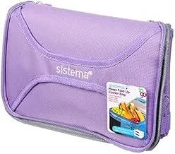 Sistema Mega Fold Up Cooler Bag Lilac