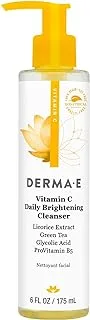 Derma E Vitamin C Daily Brightening Cleanser With Licorice Extract 6 Fl Oz