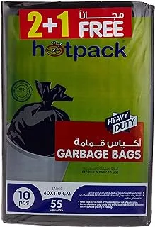 Hotpack Garbage Bag Hd 80X110 cm 55Gallon - 3 X 10 Bags