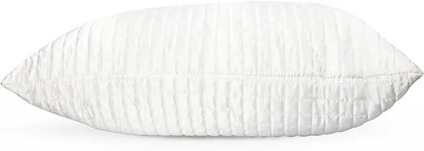 Hotel Linen Klub DEYARCO Glofresh Anti Microbial Quilted Pillow 1pc - 160TC 100% Cotton - White Size: 50 x 75 cm - 700 grams Soft Fiber Filling