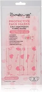 The Crème Shop 3-Ply Kids Disposable Protective Face Mask -Heart's Content