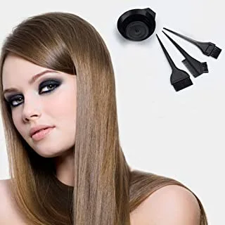 Hair Color Dye Bowl Comb Brushes Tool Kit Set Tint Coloring Bowl Set