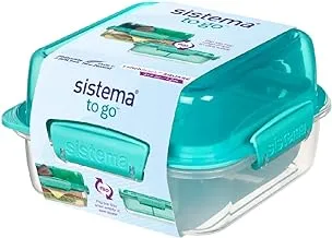 Sistema Lunch Stack To Go Green 1.24L