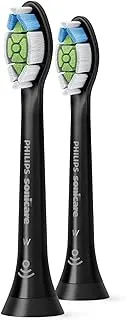 Philips Sonicare, Diamond Clean Replacement Brush Head,Black, HX6062/96 Pack of 2