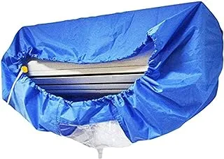 SKEIDO Blue Air Conditioner Cleaning Dust Washing Cover Clean Waterproof Clear Protector Tool Air Conditioner Cover