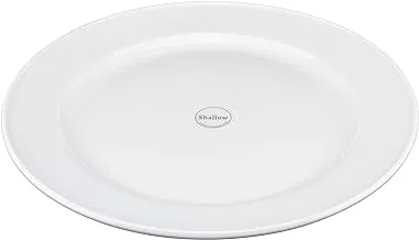 Shallow Bone China Hospitality Plate, White, 18Cm, Jx130-A001-03